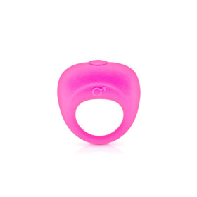 Anneau de pénis vibrant rose 